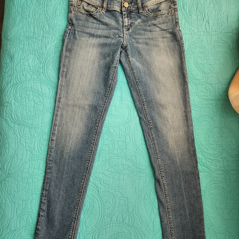 Seven7 Women's Light Blue Skinny Jeans